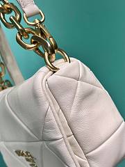 Bagsaaa Prada System nappa patchwork shoulder bag white -  21*15*6.5cm - 5