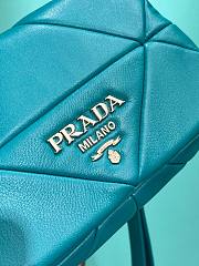 	 Bagsaaa Prada System nappa patchwork shoulder bag blue - 21*15*6.5cm - 2