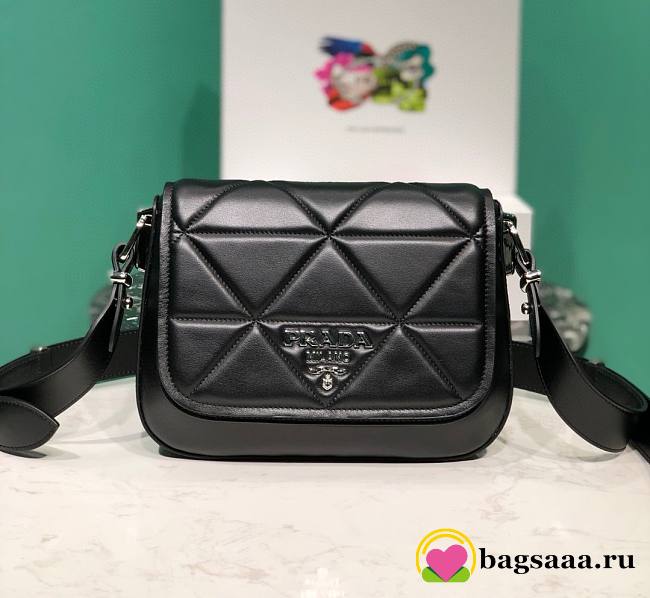 	 Bagsaaa Prada Crossbody leather black bag - 23*18*5cm - 1