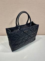 Bagsaaa Prada Re-Nylon shopping bag with topstitching - 45*34*15cm - 4