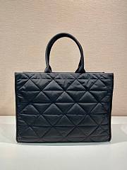 Bagsaaa Prada Re-Nylon shopping bag with topstitching - 45*34*15cm - 3