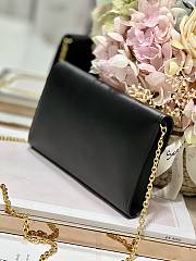 Bagsaaa Dior Bobby Wallet on Chain East West Black - 21.5×12×4cm - 4