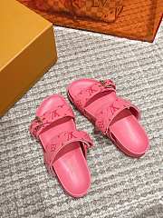 	 Bagsaaa Louis Vuitton Bom Dia Flat Comfort Mule Pink Monogram-embossed calf leather - 5