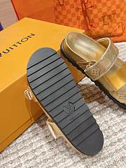 	 Bagsaaa Louis Vuitton Bom Dia Flat Comfort Mule Gold Monogram-embossed calf leather - 2