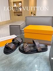 Bagsaaa Louis Vuitton Bom Dia Flat Comfort Mule Monogram Brown - 4