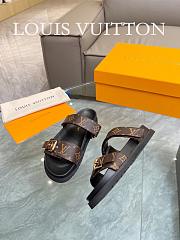Bagsaaa Louis Vuitton Bom Dia Flat Comfort Mule Monogram Brown - 2