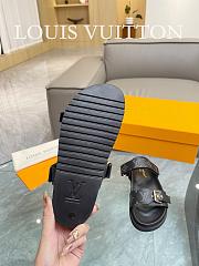 	 Bagsaaa Louis Vuitton Bom Dia Flat Comfort Mule Monogram Black - 4
