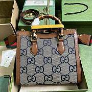 Bagsaaa Gucci Diana GG tote bag - 27*24*11cm - 4