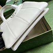 Bagsaaa Gucci Petite GG small tote white bag - 28x 21x 6.5cm - 5