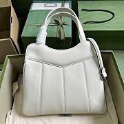 Bagsaaa Gucci Petite GG small tote white bag - 28x 21x 6.5cm - 4