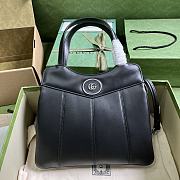 	 Bagsaaa Gucci Petite GG small tote black bag - 28x 21x 6.5cm - 1