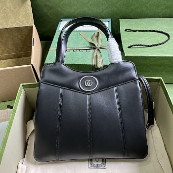 	 Bagsaaa Gucci Petite GG small tote black bag - 28x 21x 6.5cm