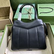 	 Bagsaaa Gucci Petite GG small tote black bag - 28x 21x 6.5cm - 4