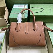 	 Bagsaaa Gucci Jackie 1961 small natural grain brown tote - 30x 23x 12cm - 2