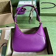 	 Bagsaaa Gucci Aphrodite small shoulder purple bag - 25x 19x 7cm - 4