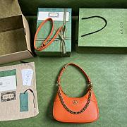 	 Bagsaaa Gucci Aphrodite small shoulder orange bag - 25x 19x 7cm - 4