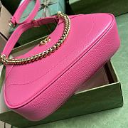 	 Bagsaaa Gucci Aphrodite small shoulder pink bag - 25x 19x 7cm - 3