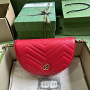 	 Bagsaaa Gucci GG Marmont matelassé chain mini red bag - 20x14.5x4cm - 1