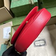 	 Bagsaaa Gucci GG Marmont matelassé chain mini red bag - 20x14.5x4cm - 3