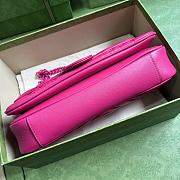 	 Bagsaaa Gucci GG Marmont matelassé shoulder hot pink bag (wiht 2 straps) - 26.5x 13x 7 - 2