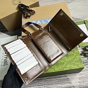 Bagsaaa GG top handle beige wallet - 20x 14x 4cm - 2
