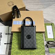 	 Bagsaaa GG top handle black wallet - 20x 14x 4cm - 1