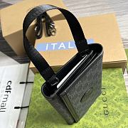 	 Bagsaaa GG top handle black wallet - 20x 14x 4cm - 2