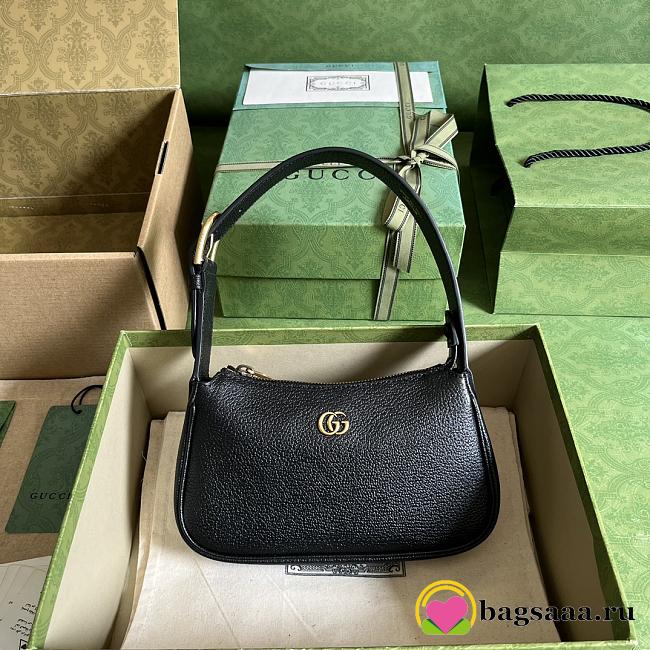 	 Bagsaaa Gucci Aphrodite mini shoulder bag black - W21cm x H12cm x D4cm - 1