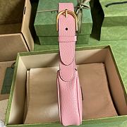 	 Bagsaaa Gucci Aphrodite mini shoulder bag light pink - W21cm x H12cm x D4cm - 6