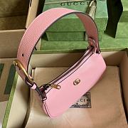 	 Bagsaaa Gucci Aphrodite mini shoulder bag light pink - W21cm x H12cm x D4cm - 3