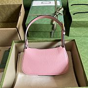 	 Bagsaaa Gucci Aphrodite mini shoulder bag light pink - W21cm x H12cm x D4cm - 2