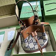 Bagsaaa Gucci Ophidia GG small bucket bag - 20.5x 26x 11cm - 6