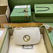 	 Bagsaaa Gucci Blondie GG mini white bag - 20x 13x 2.5cm - 1