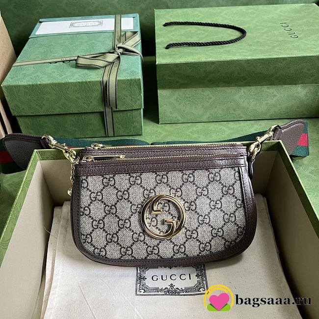 Bagsaaa Gucci Blondie GG mini beige bag - 20x 13x 2.5cm - 1
