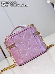 Bagsaaa Louis Vuitton Micro Vanity Purple Pearly Lilac Bag - 11 x 10 x 8 cm - 6