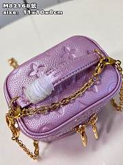 Bagsaaa Louis Vuitton Micro Vanity Purple Pearly Lilac Bag - 11 x 10 x 8 cm - 4