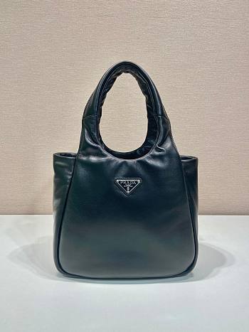 Bagsaaa Prada padded Prada Soft nappa-leather black bag - 30*26*17cm