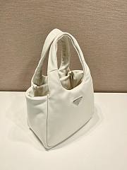 	 Bagsaaa Prada padded Prada Soft nappa-leather white bag - 30*26*17cm - 5