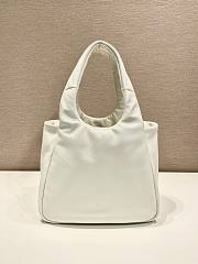 	 Bagsaaa Prada padded Prada Soft nappa-leather white bag - 30*26*17cm - 2
