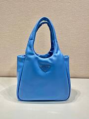 	 Bagsaaa Prada padded Prada Soft nappa-leather blue bag - 30*26*17cm - 1