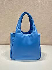 	 Bagsaaa Prada padded Prada Soft nappa-leather blue bag - 30*26*17cm - 6