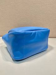 	 Bagsaaa Prada padded Prada Soft nappa-leather blue bag - 30*26*17cm - 4