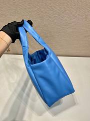 	 Bagsaaa Prada padded Prada Soft nappa-leather blue bag - 30*26*17cm - 3
