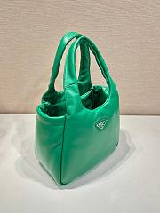 	 Bagsaaa Prada padded Prada Soft nappa-leather green bag - 30*26*17cm - 6