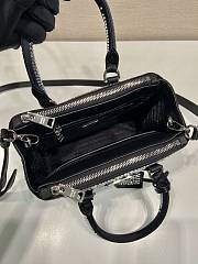 Bagsaaa Prada Galleria satin mini-bag with black crystals - 20*14.5*9.5cm - 2
