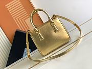 Bagsaaa Prada Galleria Saffiano leather gold mini-bag - 20x15x9.5cm - 6