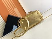 Bagsaaa Prada Galleria Saffiano leather gold mini-bag - 20x15x9.5cm - 4