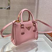 	 Bagsaaa Prada Galleria Saffiano leather pink mini-bag - 20x15x9.5cm - 6