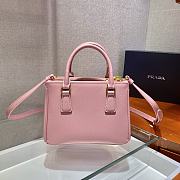 	 Bagsaaa Prada Galleria Saffiano leather pink mini-bag - 20x15x9.5cm - 3