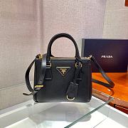 	 Bagsaaa Prada Galleria Saffiano leather black mini-bag - 20x15x9.5cm - 1